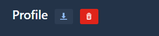 Profile actions