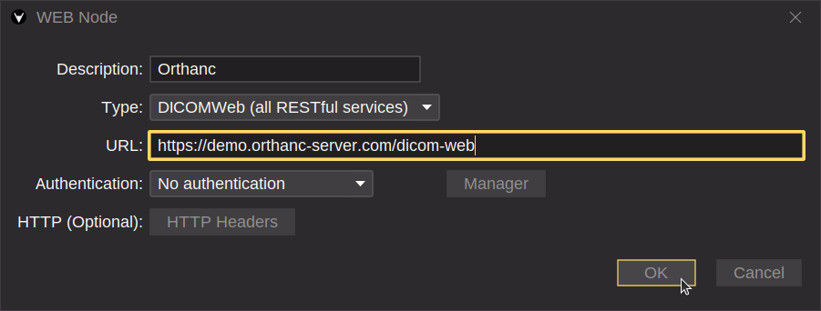 Orthanc node